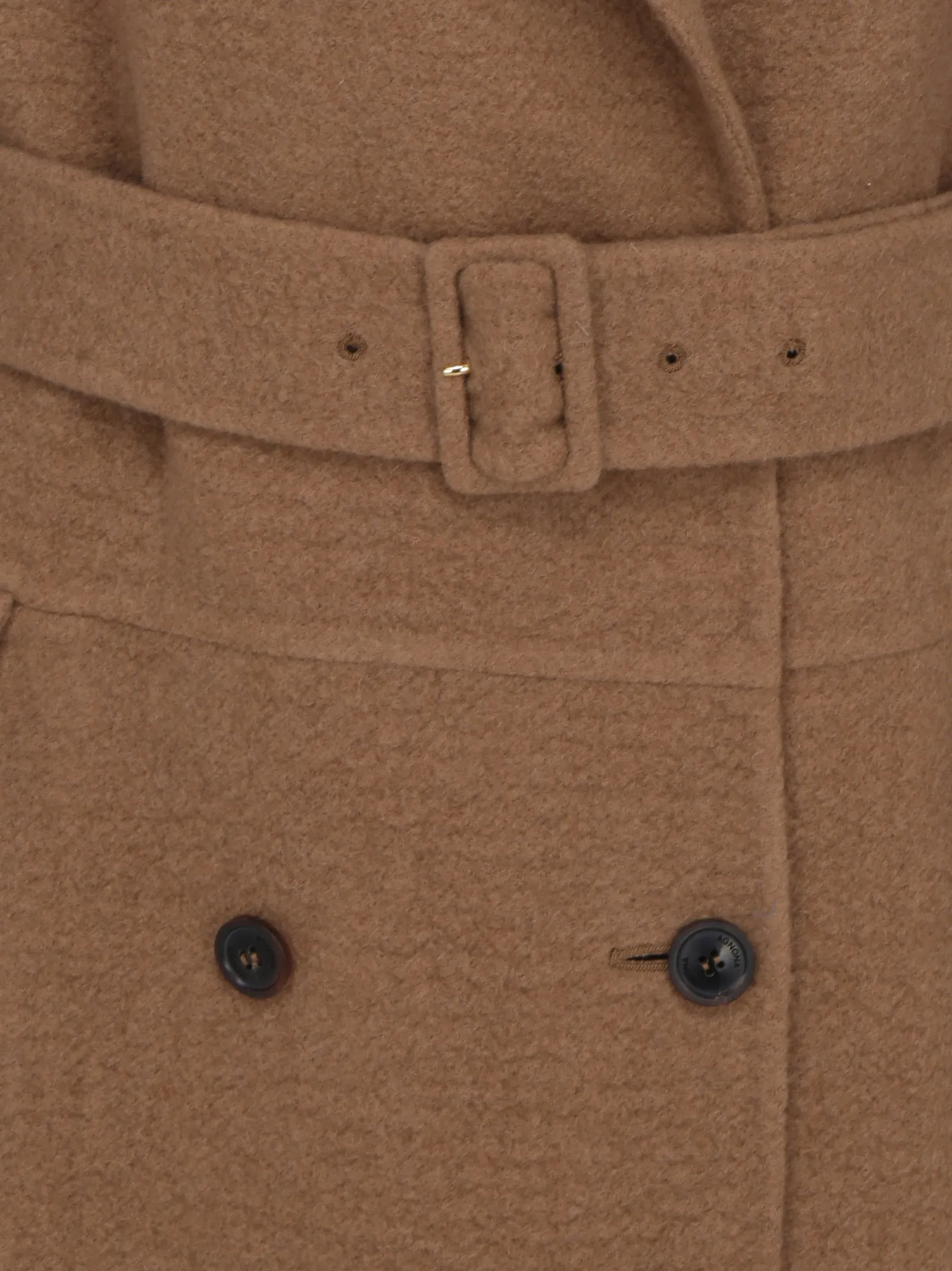 Agnona Double-Breasted Belted Coat