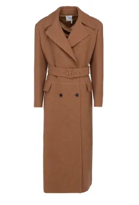 Agnona Double-Breasted Belted Coat