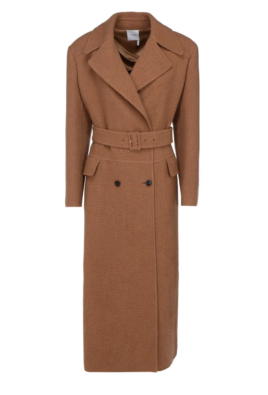 Agnona Double-Breasted Belted Coat