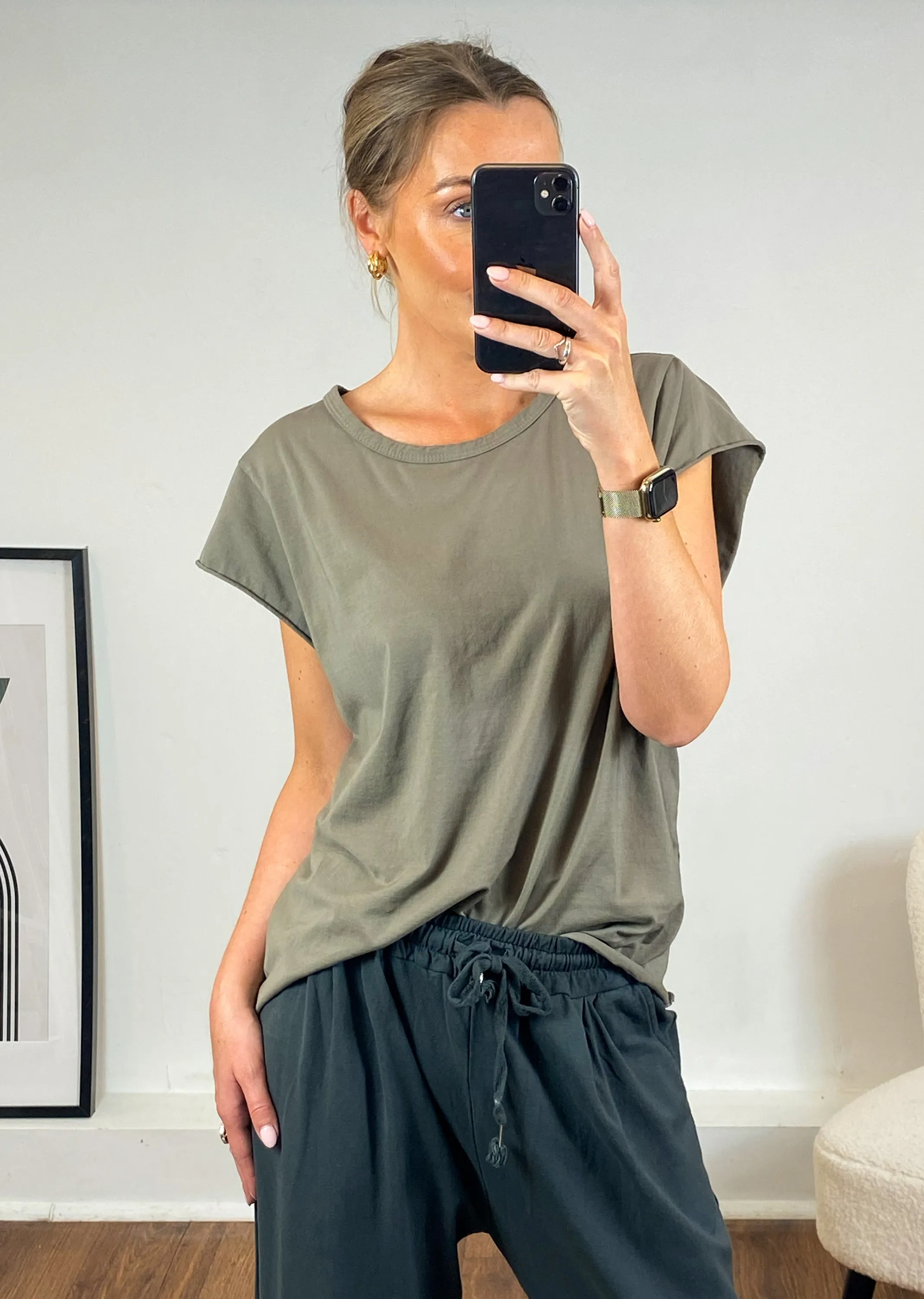 Davina Raw Edge T-Shirt