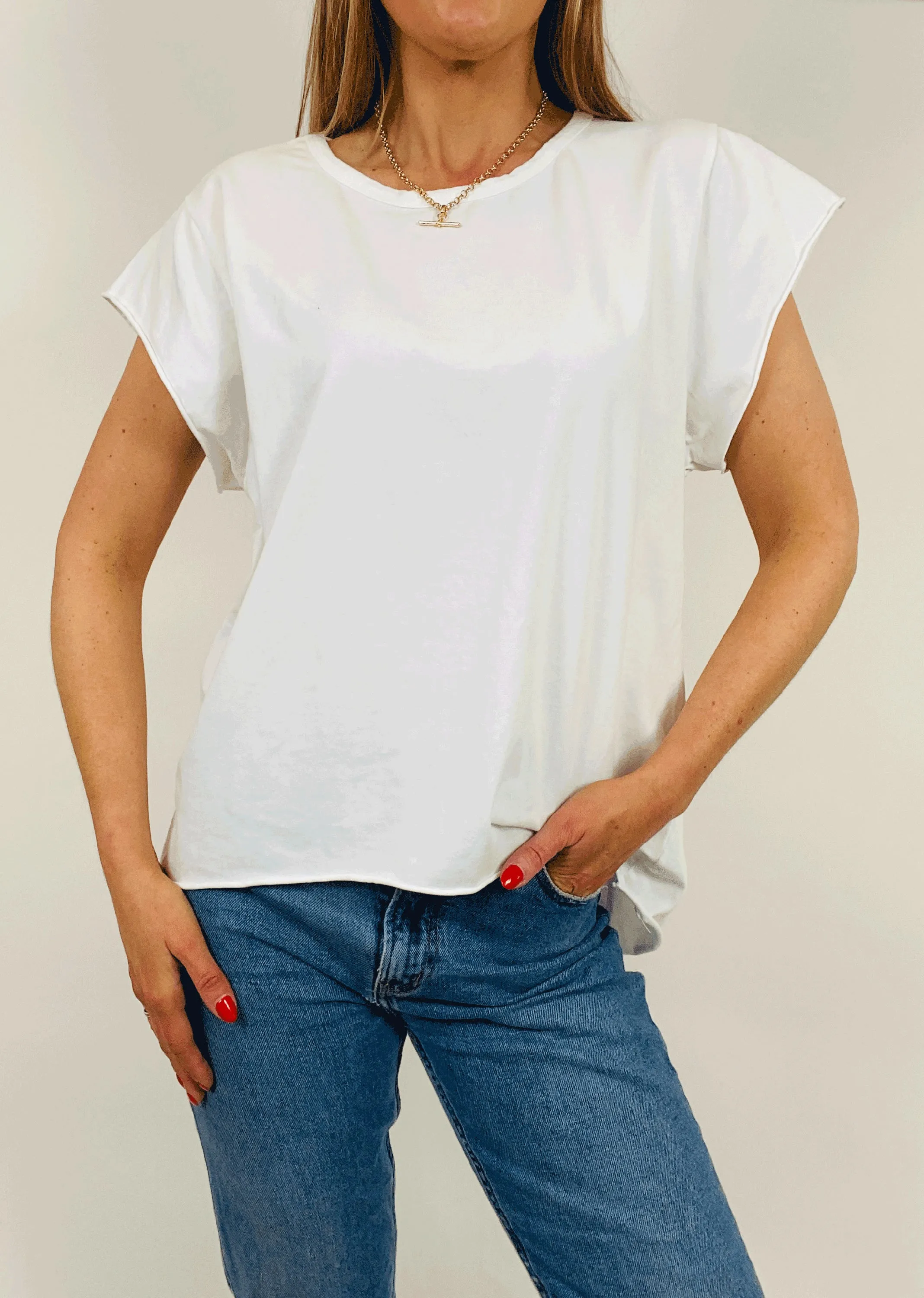 Davina Raw Edge T-Shirt