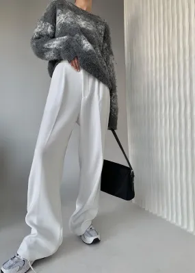 High-waisted Wide Straight Leg Pants