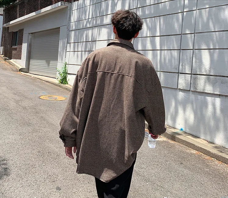 [Korean Style] Camisa Plaid Shirts